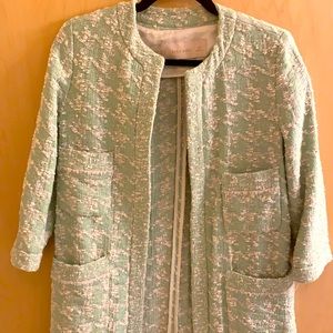 Zara Mint Green Coat